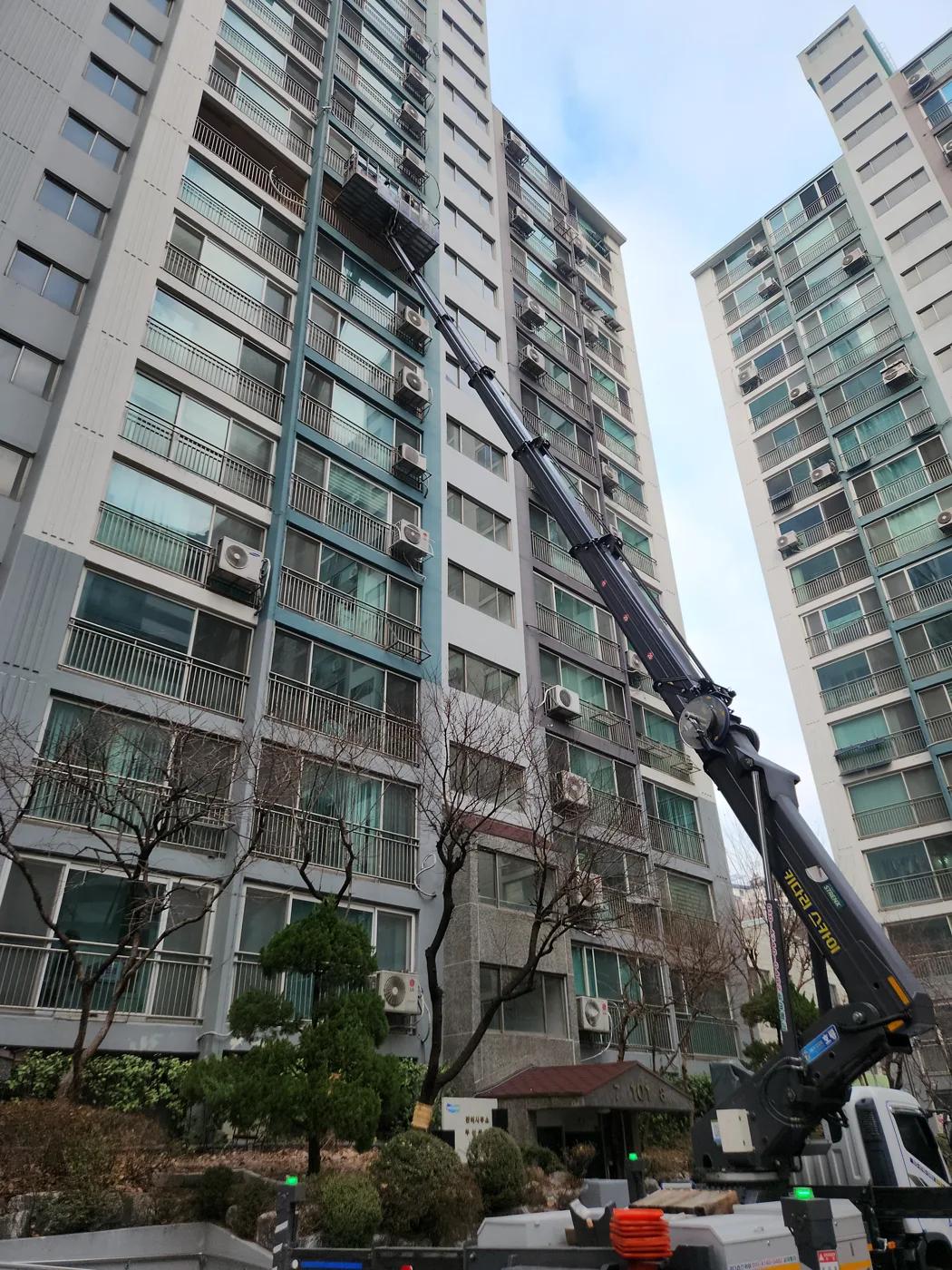 공동주택 외벽 현장