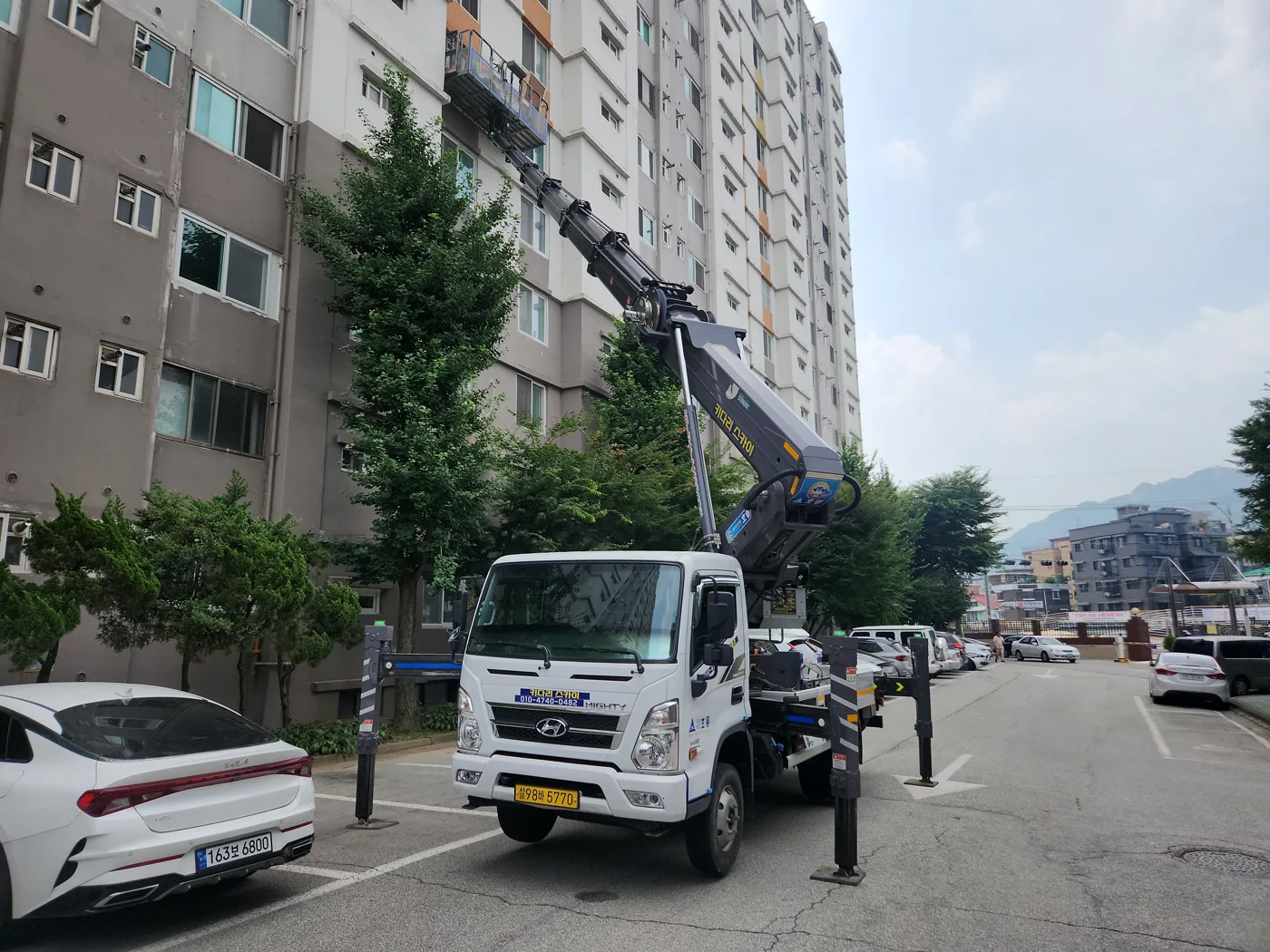 공동주택 외벽 현장