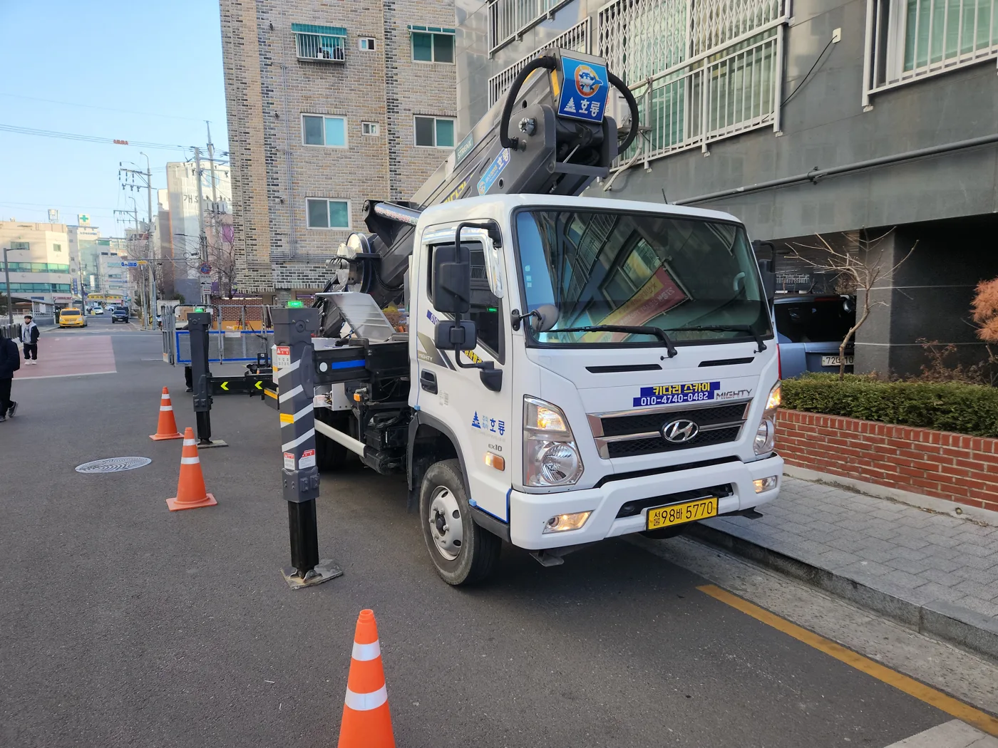 공동주택 외벽 현장